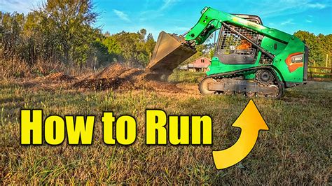 skid steer tricks|how to operate a skid steer.